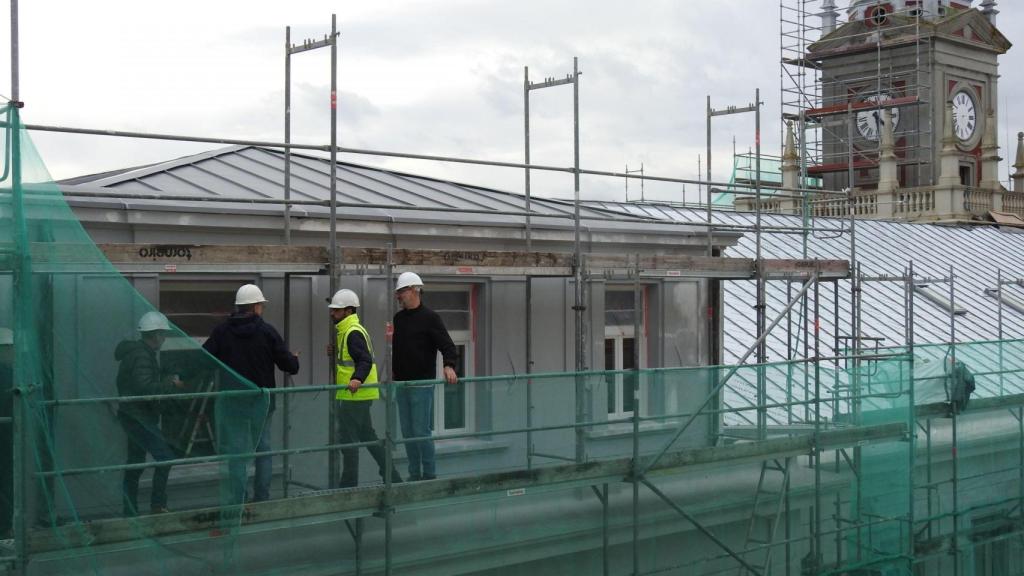 Imagen de archivo de las obras en el inmueble