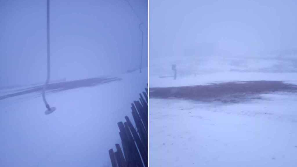 El estado de las pistas de Manzaneda este viernes, 20 de enero.