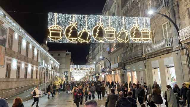 Calle Príncipe de Vigo a 27 de diciembre de 2022.