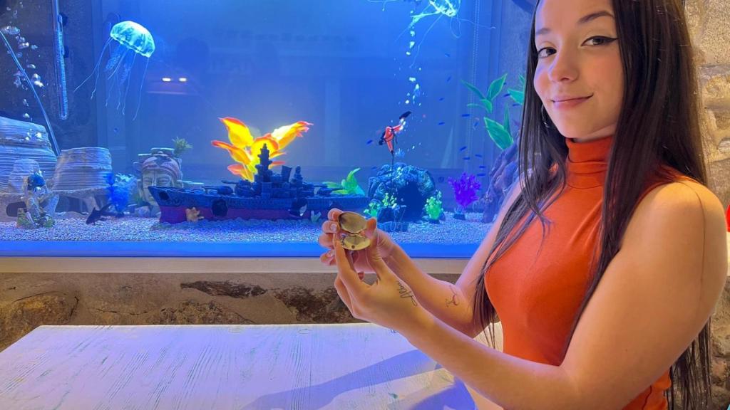 Natalia Freire, cuando encontró la perla morada