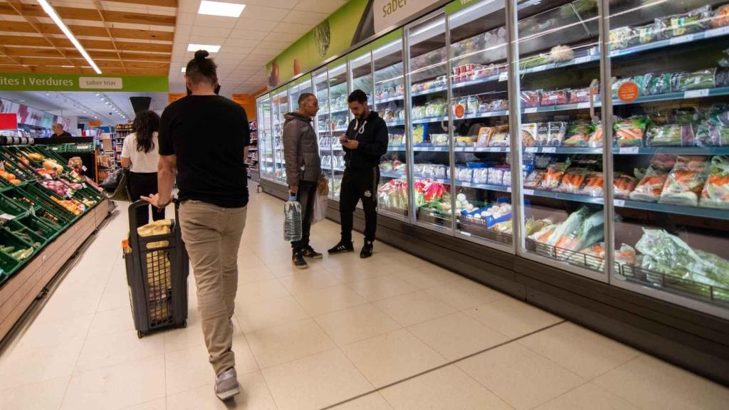 Pasillo de un supermercado.