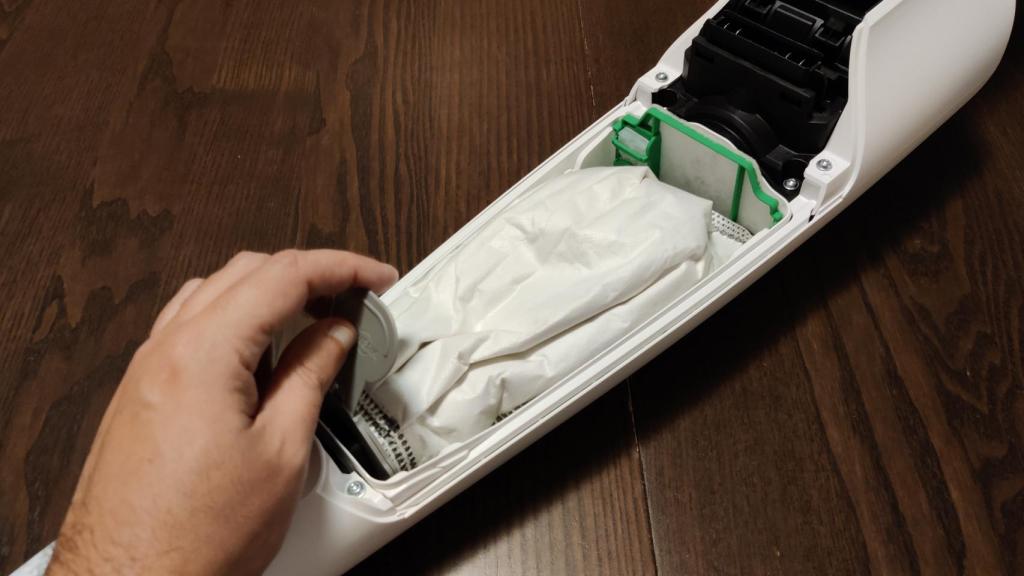 El sistema de bolsas de la Kobold VK7