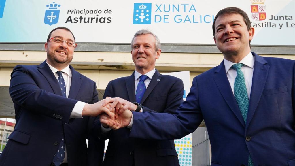 Los presidentes de Galicia, Asturias y Castilla y León