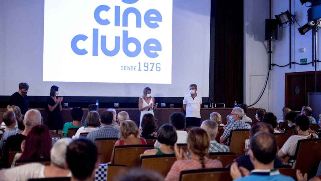 Evento del Cine Clube Ádega, Vilagarcía de Arousa.
