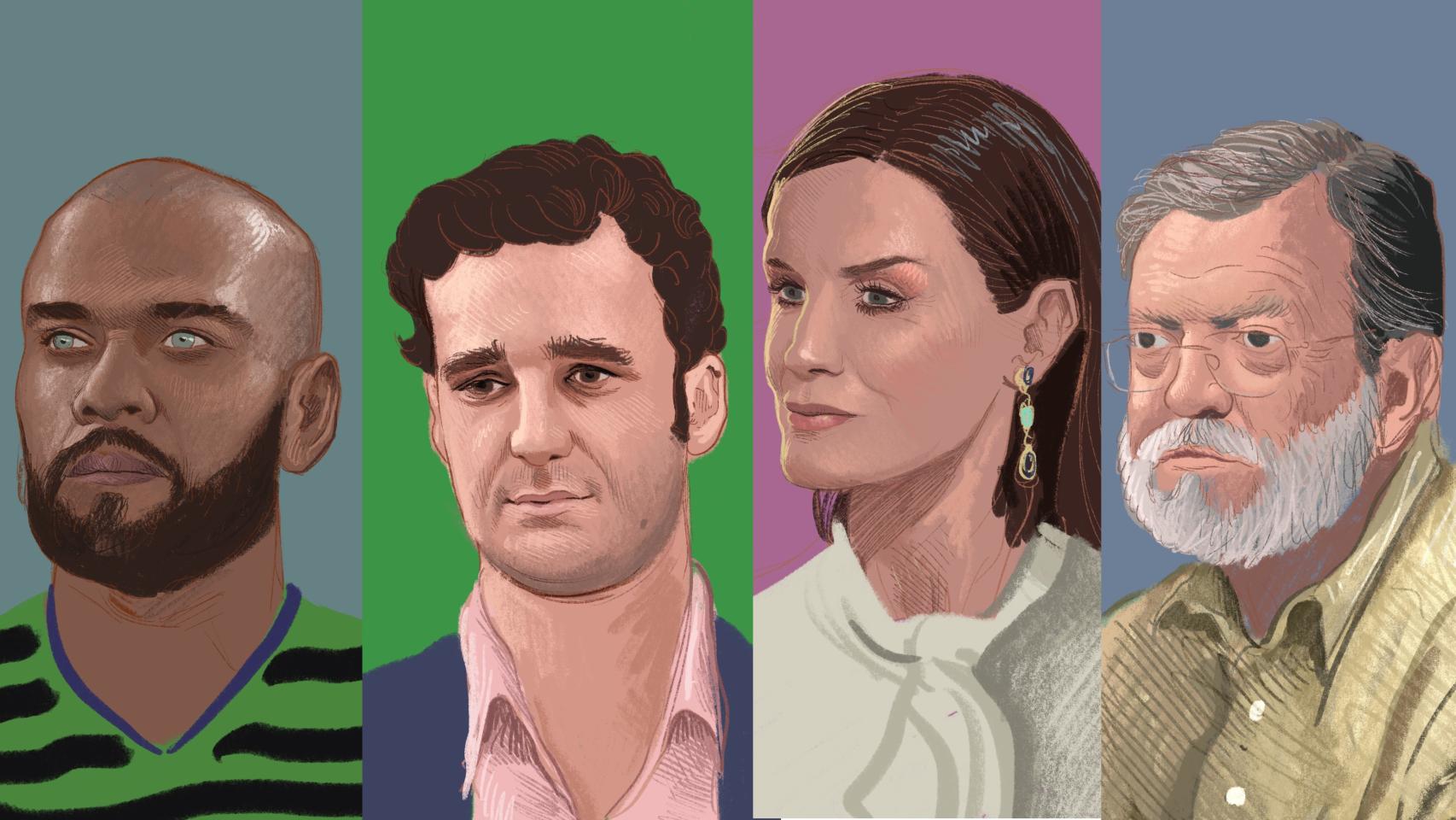 Dani Alves, Froilán, la reina Letizia y Rodríguez Ibarra.