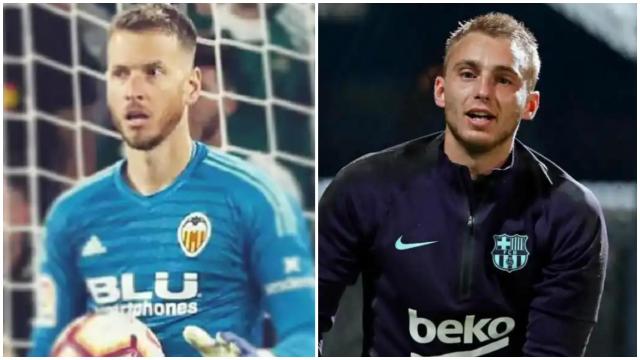 Neto y Cillessen, en Valencia y Barça