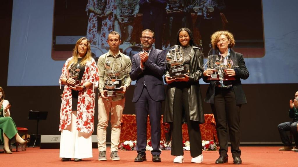 Imagen de archivo con premiados de la pasada gala