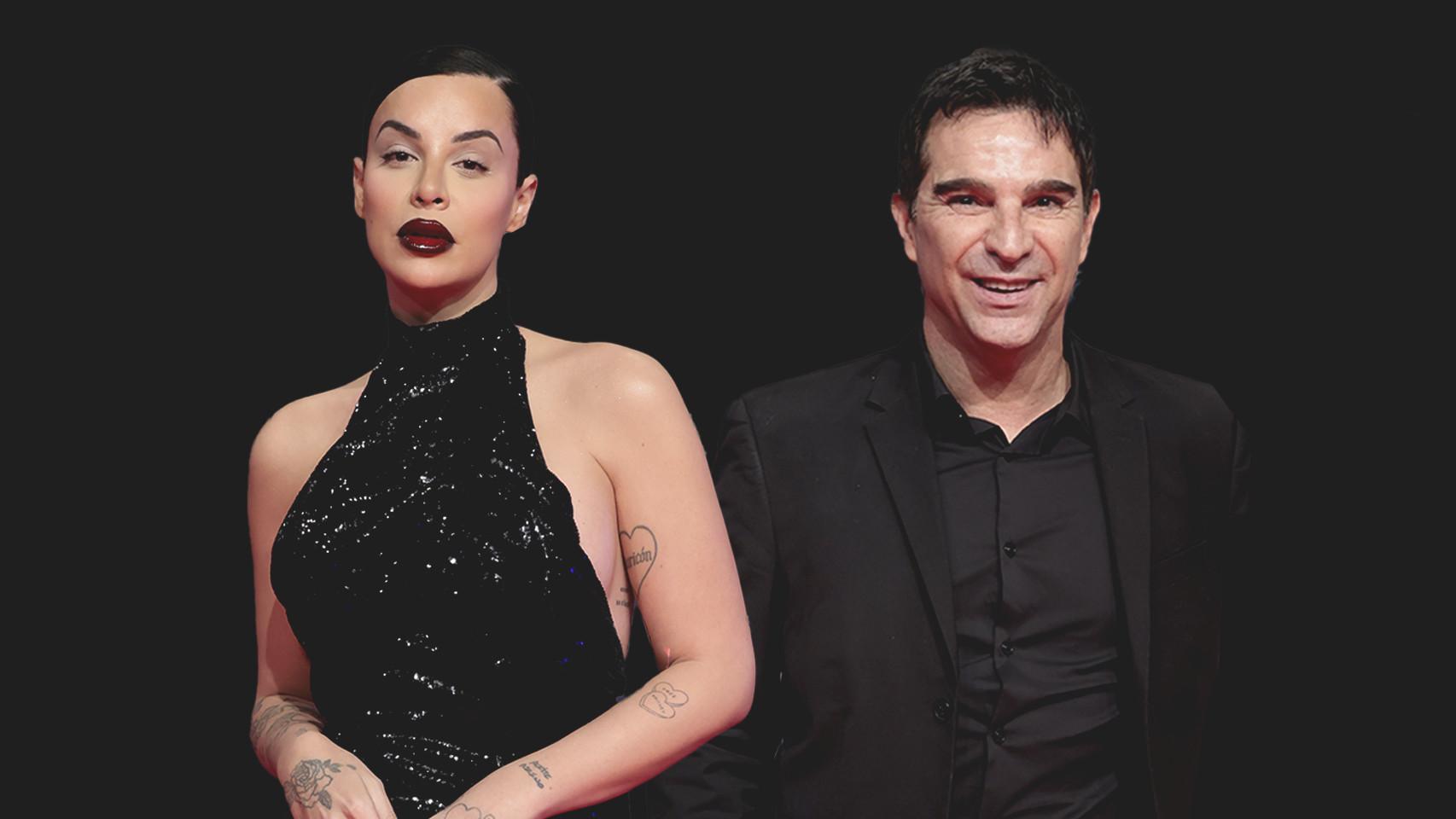 La actriz Jedet y el productor de cine Javier Pérez Santana.