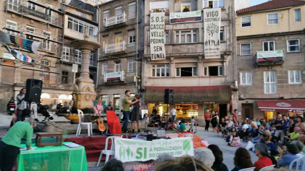 Movilización de Vigo Histórico.