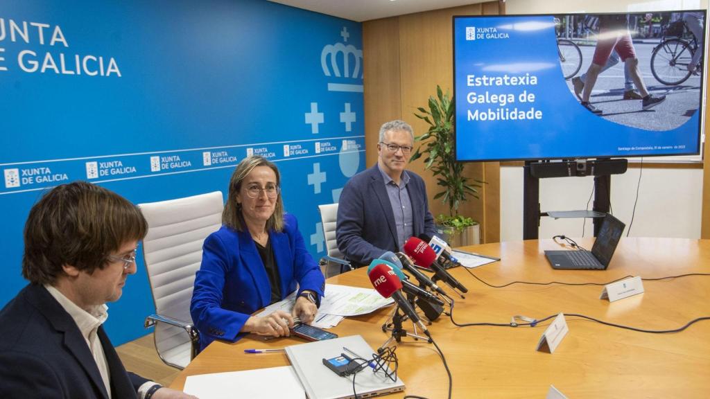 La conselleira Ethel Vázquez durante la presentación de la estrategia.
