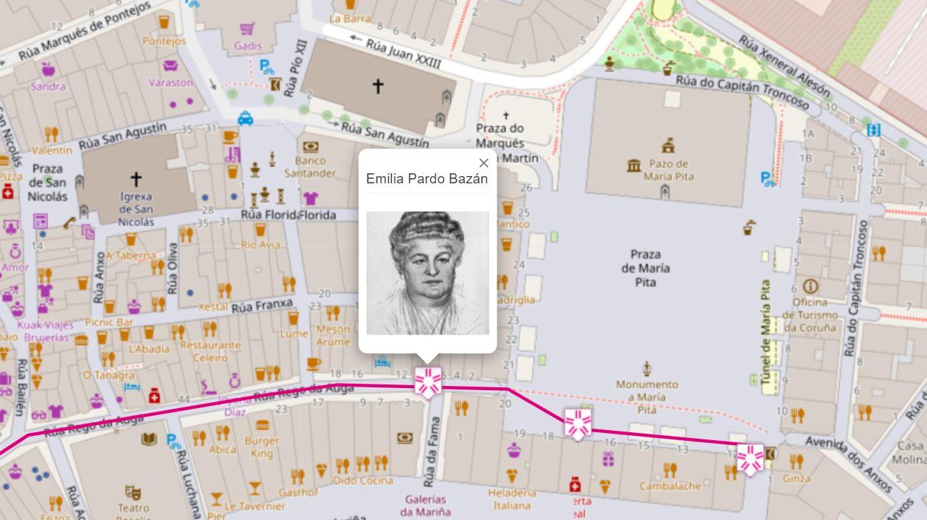 Imagen de una de las rutas online disponibles en la web