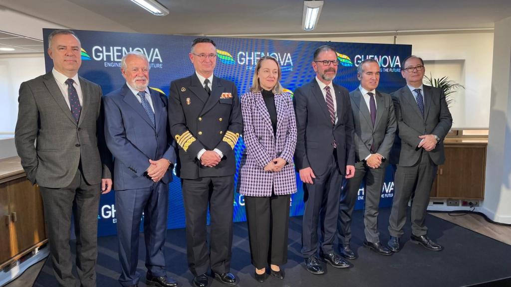 Autoridades en el acto de inauguración celebrado esta mañana