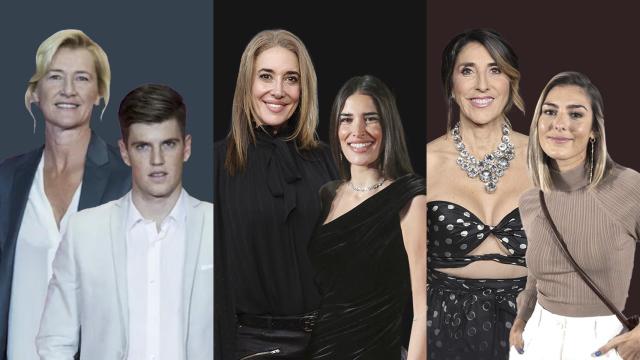 Ana Duato y Miguel Bernardeau; Elsa Anka y Lidia Torrent; Paz Padilla y Anna F Padilla.