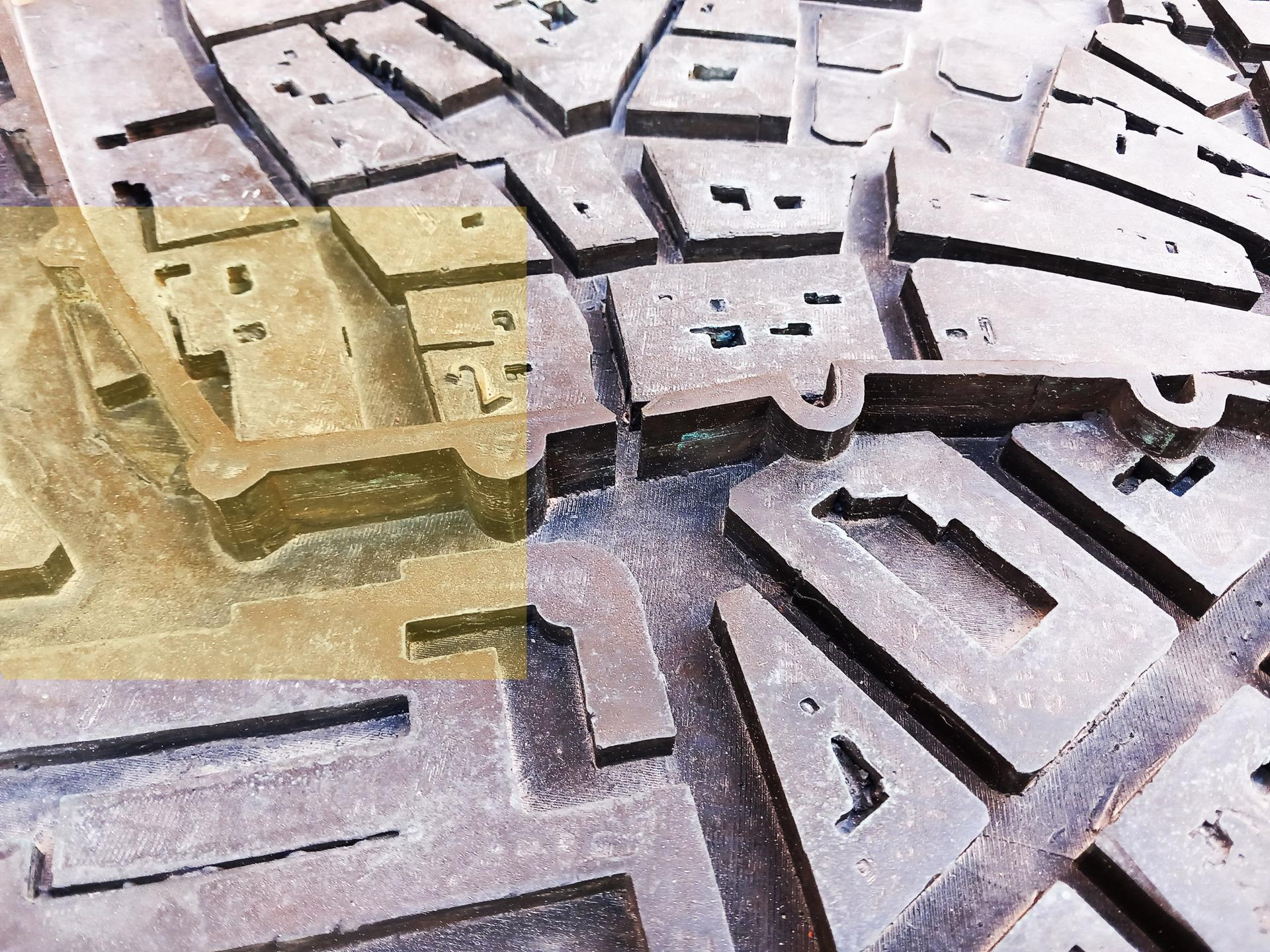 Murallas de A Coruña y zona en la que se encontraba el cubo minado. Foto: Nuria Prieto