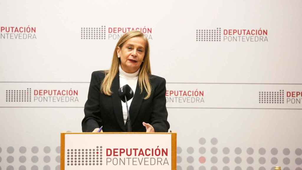 La presidenta de la Diputación de Pontevedra, Carmela Silva.
