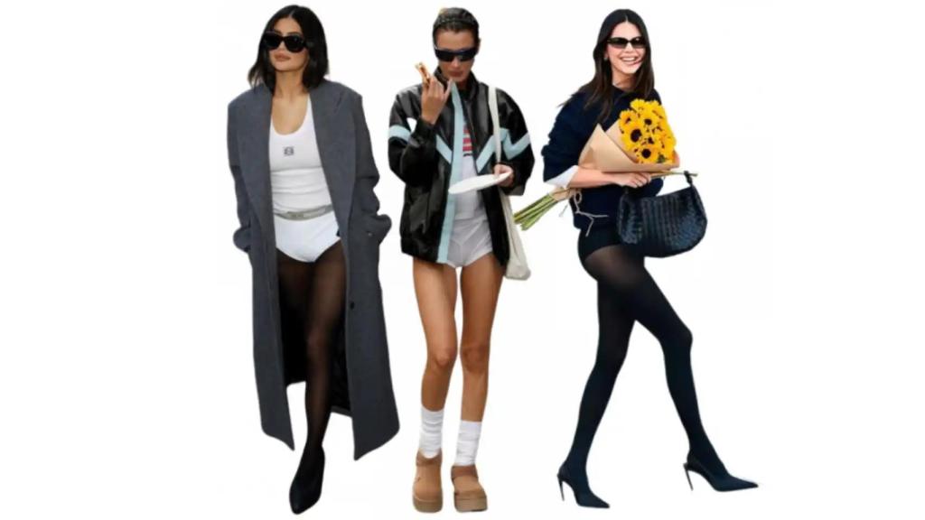 De izda. a dcha.: Kylie Jenner, Bella Hadid y Kendall Jenner.