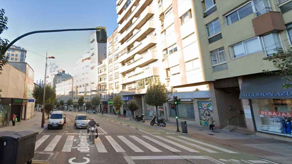 Calle Pizarro, en Vigo.
