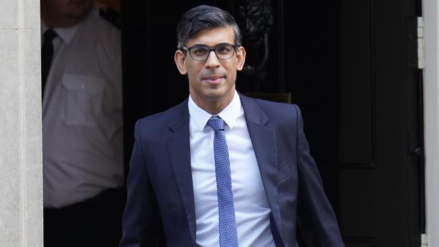 El primer ministro de Reino Unido, Rishi Sunak.