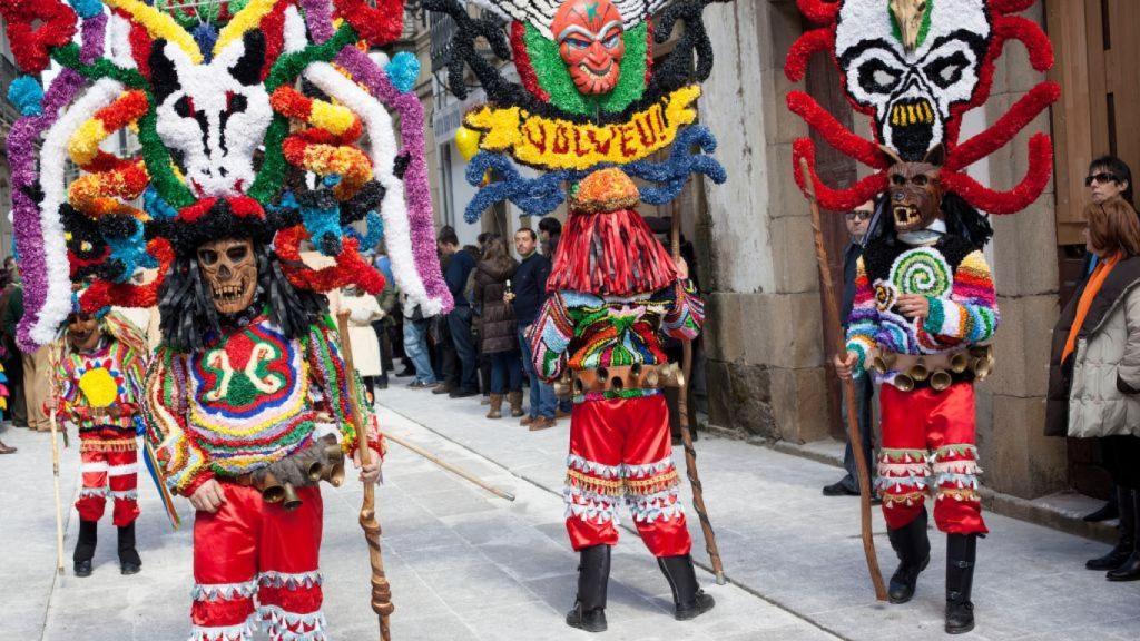 Entroido en Viana do Bolo (Ourense). Foto: Shutterstock