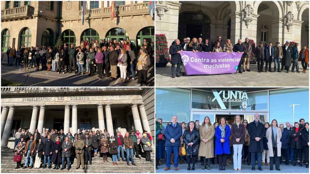 Minutos de silencio en Nigrán, A Coruña, Pontevedra y Vigo.
