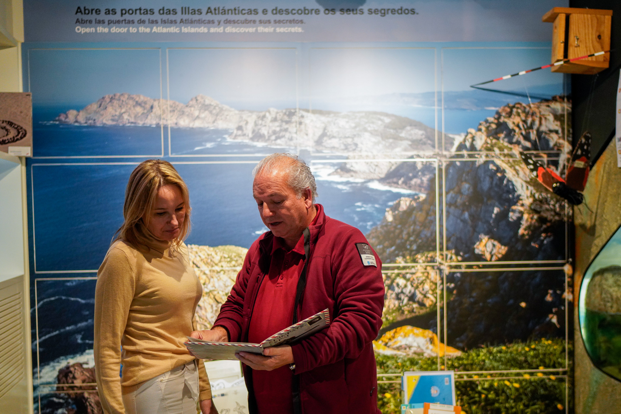 Marta Fernández-Tapias y José Antonio Fernández Bouzas, hoy en Vigo.