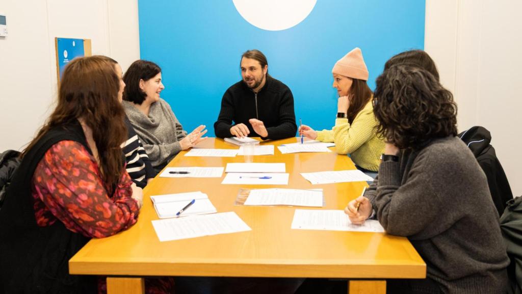 Reunión de Xan Xove con el ANPA del colegio Sal Lence.