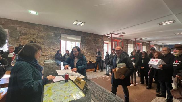 Registro de las 50.000 firmas de apoyo de la iniciativa legislativa popular