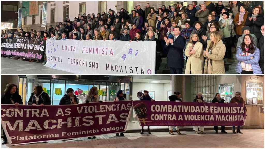 Concentraciones en Vigo y A Coruña.
