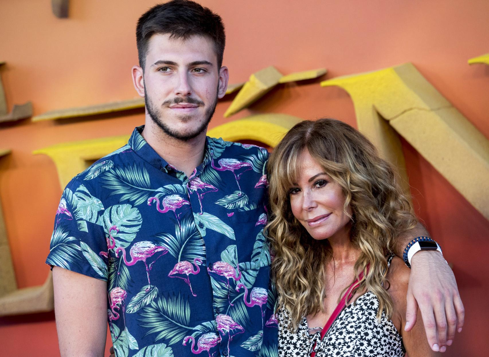 Lara Dibildos y Fran, en un estreno en 2019.