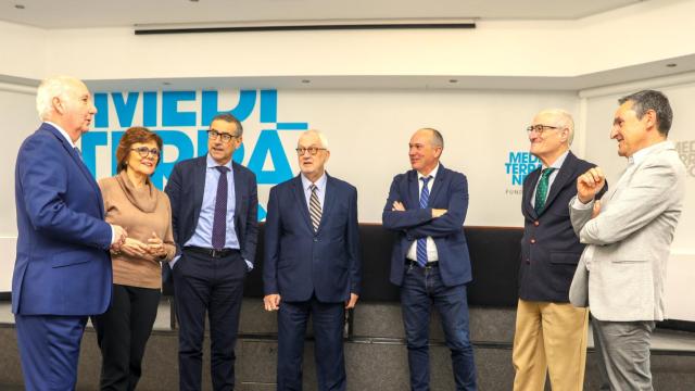 La presentación de los nuevos premios literarios en la Fundación Mediterráneo de Alicante.
