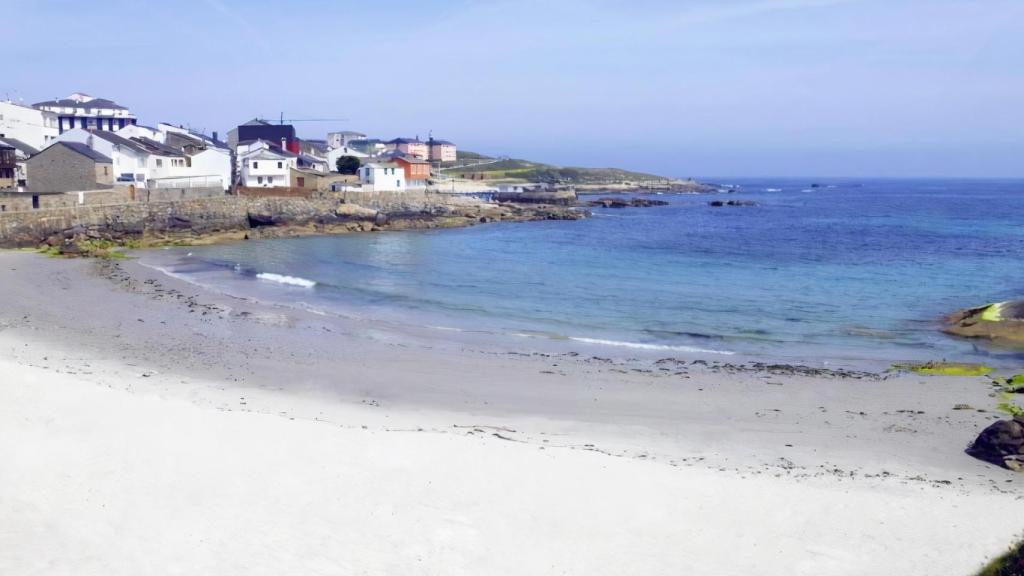 La playa de A Caosa, en Cervo (Lugo).