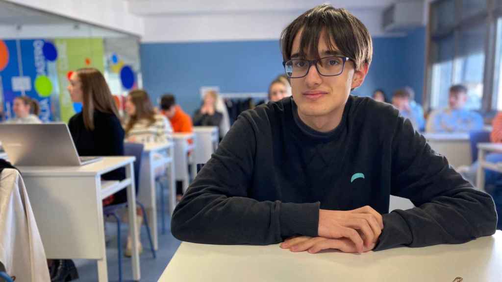 Fernando González Herreros, alumno del Colegio Plurilingüe Mariano de Vigo.