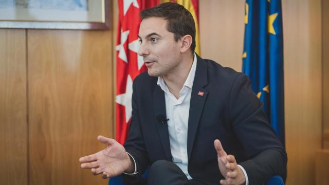 Juan Lobato, portavoz del PSOE en la Asamblea de la Comunidad de Madrid.