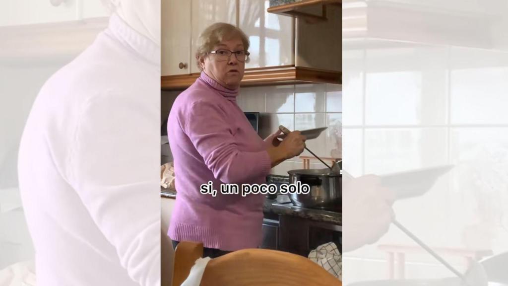 Magdalena en uno de sus vídeos