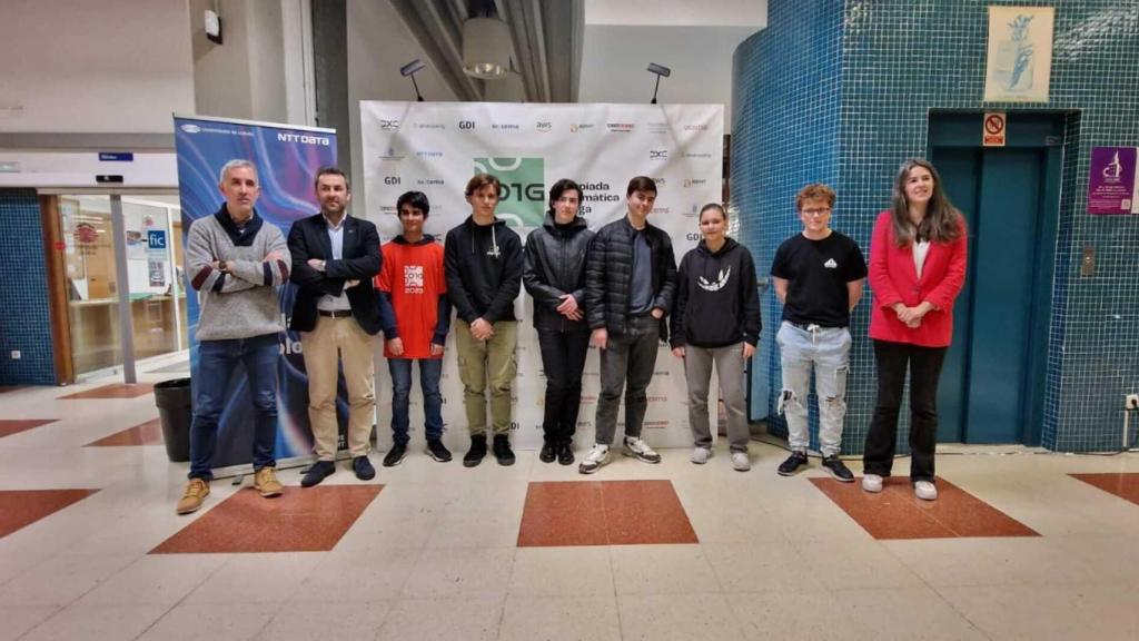 Ganadores de la Olimpiada Informática Galega 2023.