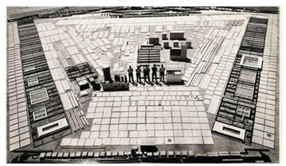 Planos de Lustron, para una vivienda prefabricada