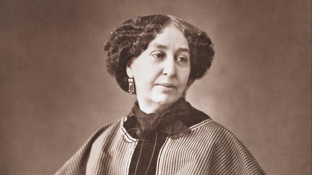 George Sand en 1864. Foto: Félix Nadar