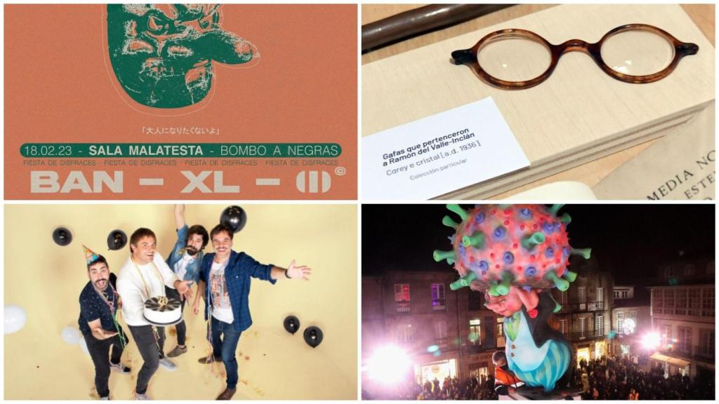 Cinco planes para un fin de semana carnavalero en Santiago de Compostela