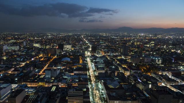 Panorámica de Ciudad de México.