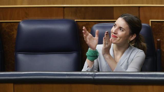 La ministra de Igualdad, Irene Montero, durante un pleno del Congreso.