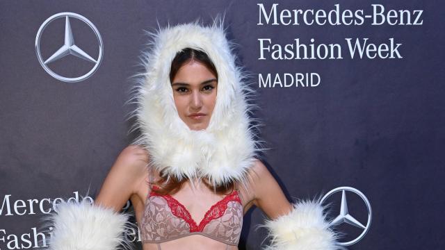 Un momento del desfile de Andrés Sardá durante la Pasarela Cibeles Mercedes-Benz Fashion Week.