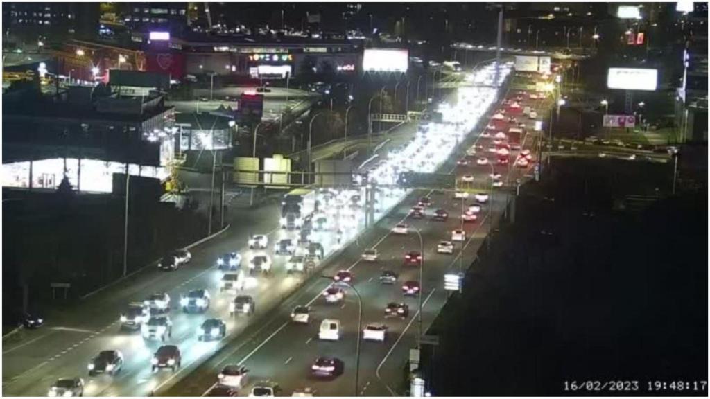 Alfonso Molina este jueves en el punto del accidente.