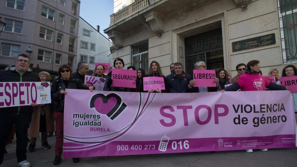 Concentración esta mañana en Lugo