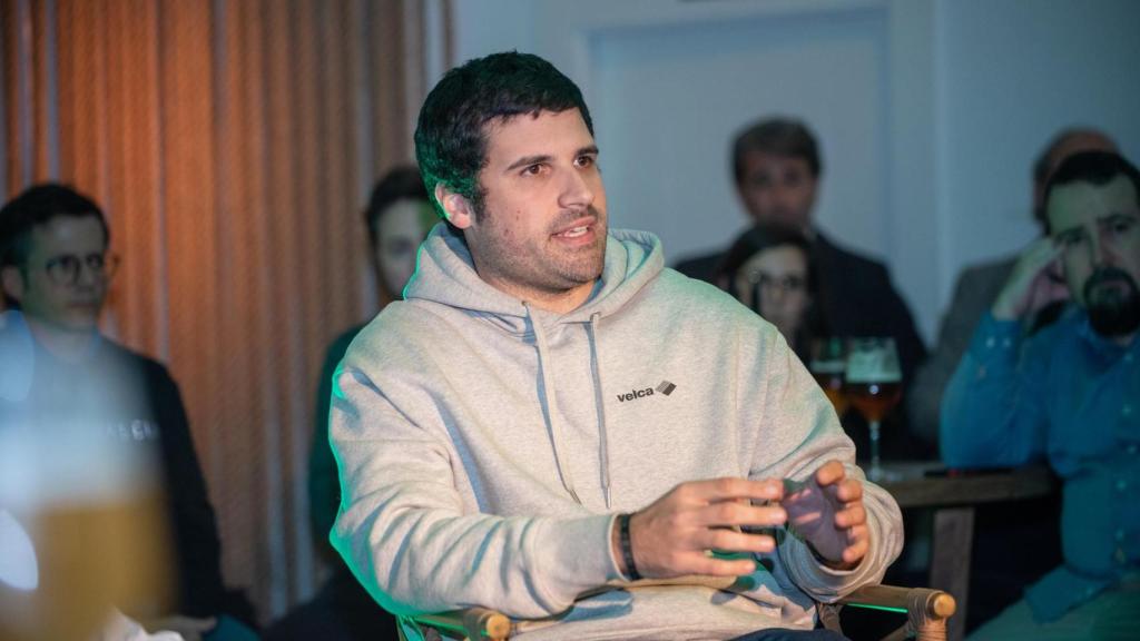 Emilio Froján, en un momento de la charla