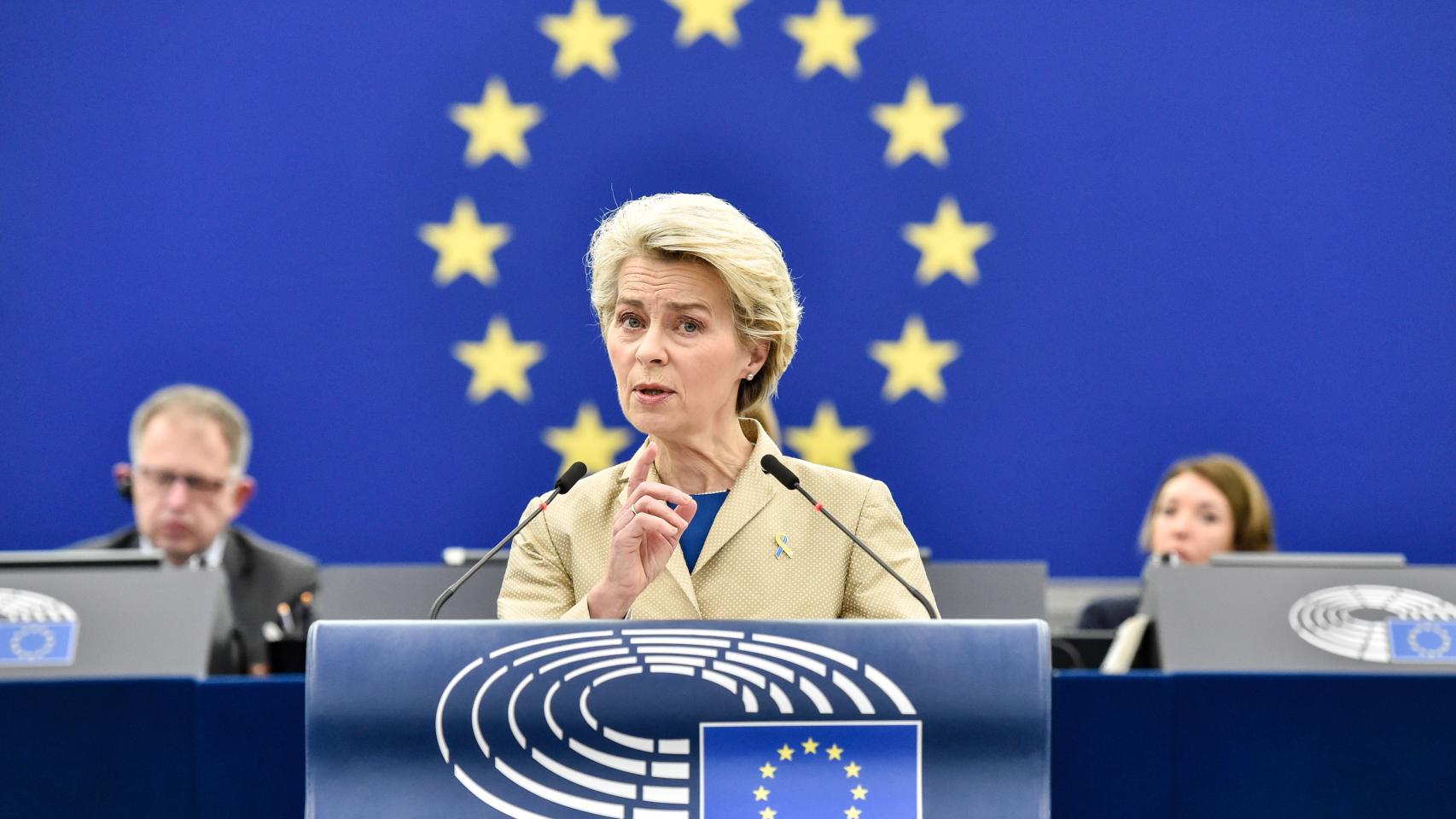 La presidenta de la Comisión Europea, Ursula von der Leyen.