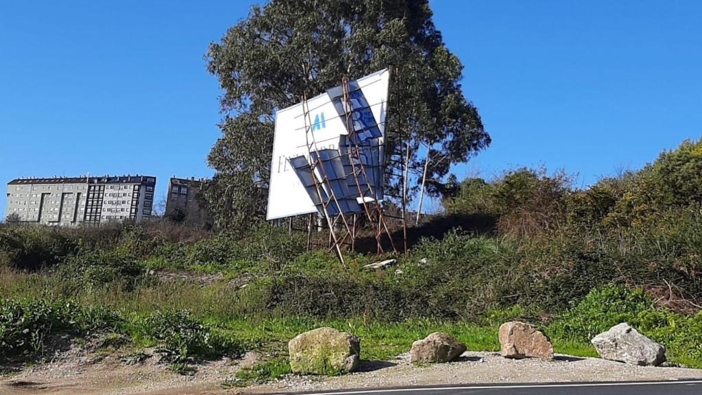 Vallado en mal estado en Monte da Moas
