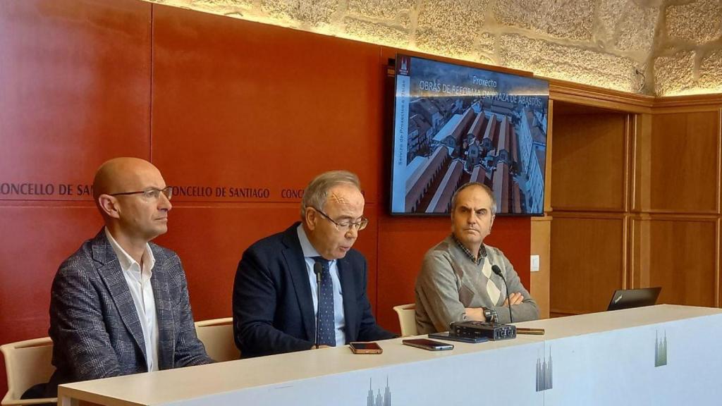 Rueda de prensa de presentación del proyecto de reparación de la Plaza de Abastos