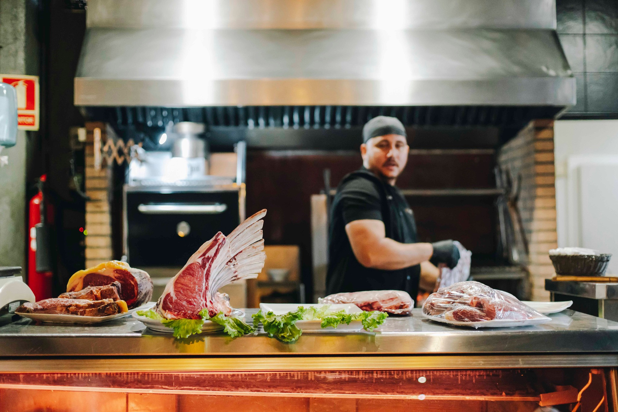 Carnes y asado de A Feira en Ourense. Foto: Cedida