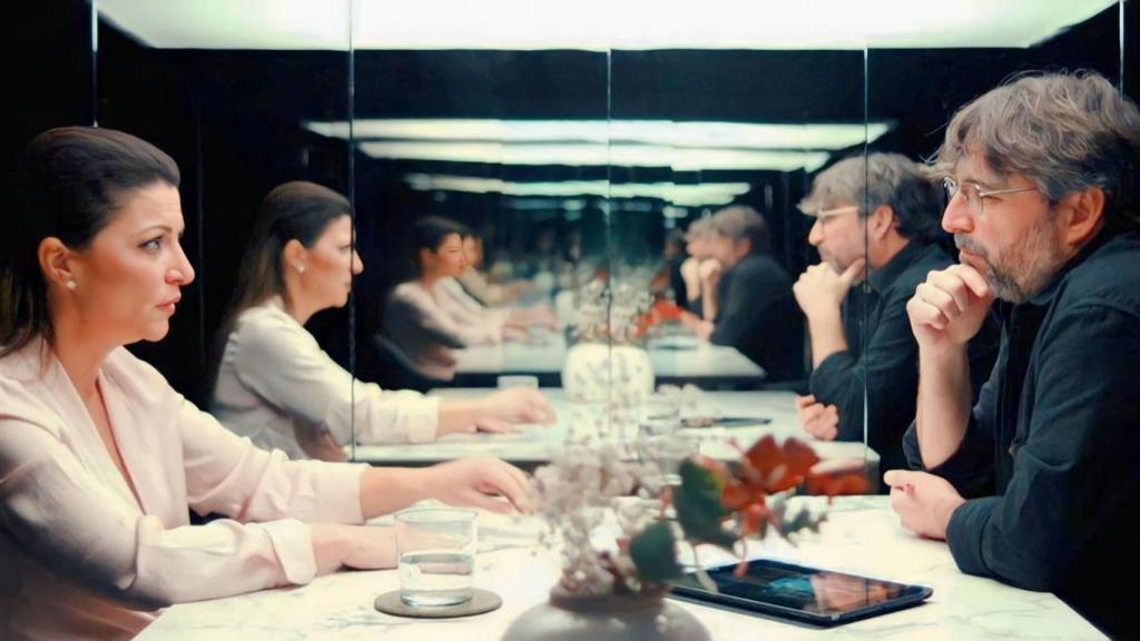 Macarena Olona durante su entrevista con Jordi Évole.