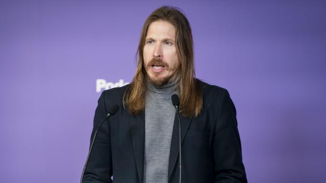 El coportavoz de Podemos, Pablo Fernández